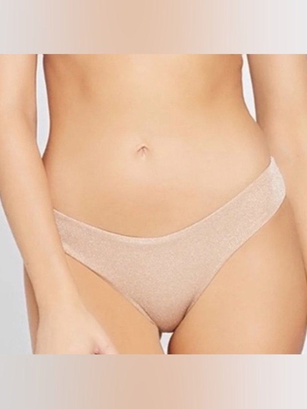 l*space Shimmery Nude Bikini Bottom